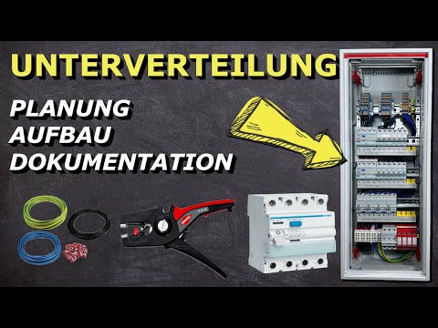 Der PERFEKTE Unterverteiler! Unterverteilung mit RCD, Überspannungsschutz verdrahten. DIN18015
