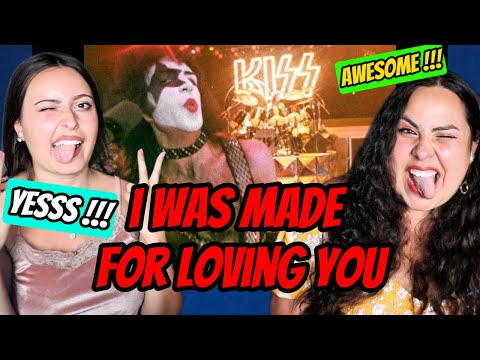 REACTION To KISS - I Was Made For Loving You !!! | Two Sisters REACT
