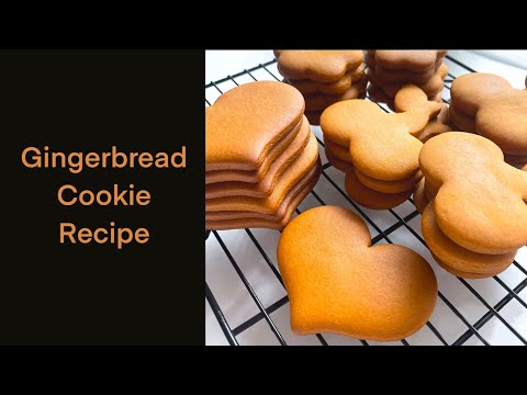 Burnt sugar gingerbread  cookie recipe. Happy baking!