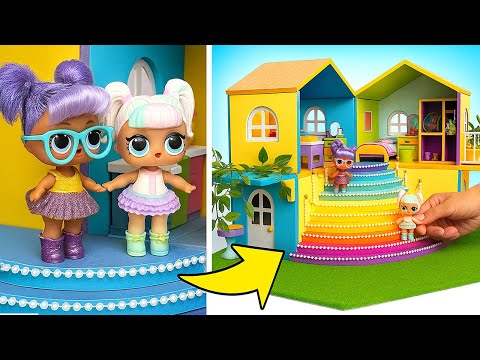 🎀 DIY PINK PALACE for Dolls 🏰💖 Build the Cutest Cozy Room Ever!