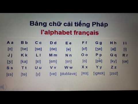 Bài 1: Bảng chữ cái tiếng Pháp || Khánh Huyền