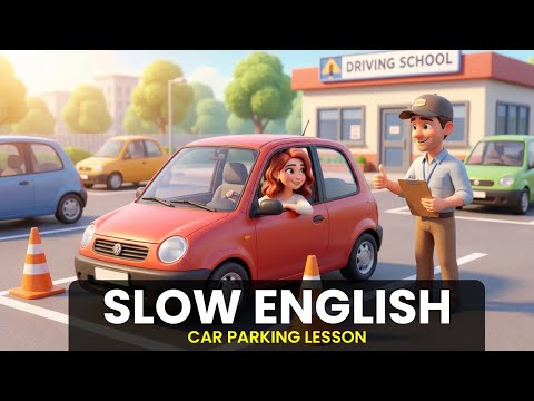 Lucy Learns Car Parking | English conversation practice | How to Learn English | Slow English