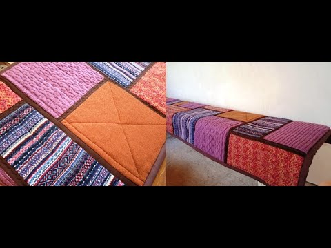 Был старый трикотаж -- стало новое покрывало !