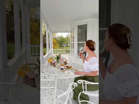 My dream porch needed my dream bistro set! Everything is Iinked on my Itk #outdoordecor #porchdecor