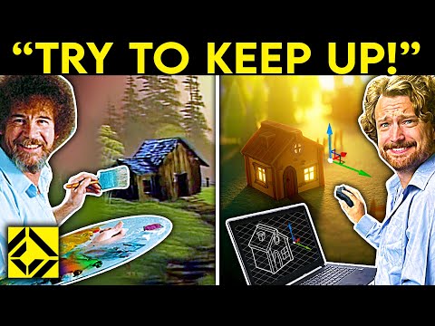 Can VFX Artists Follow BoB Ross in REAL TIME? #1