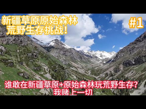🔥中国新疆5000米原始丛林生死挑战！穿越雪线之上的绝美秘境，看勇士如何征服“云端荒野”