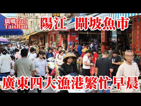 閘坡魚市位於陽江市海陵島丨廣東四大漁港之一的海鮮市場丨2025年8月16日南海開漁日當天上午記錄丨漁港處處彌漫着结束夏季休渔期漁民趕在當天正午12點出海的緊張準備氣氛 #citywalk