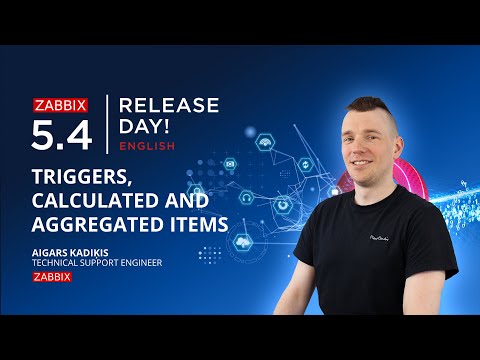 Triggers, Calculated and Aggregated items in Zabbix 5.4