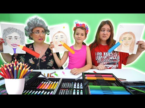 Ruby and Bonnie DRAWING Yourself Challenge