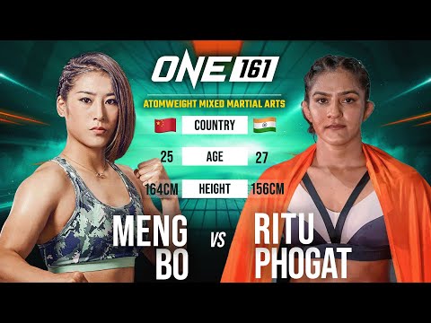 Women’s MMA WAR 😤 Meng Bo vs. Ritu Phogat Was INTENSE