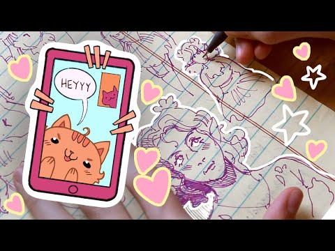 draw with me like we're on facetime ✿ what I'm working on, and the future of my channel