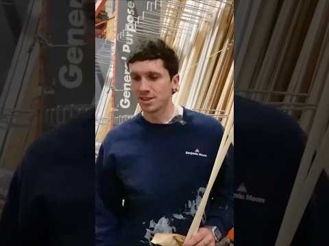 pro tip for buying dowels at the hardware store ! #diy #woodworking