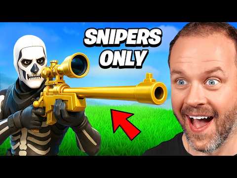 Fortnite But I Can ONLY USE SNIPERS!