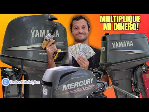Cómo Hacer una Fortuna con Motores Fuera de Borda Averíados (Reparación y Venta de $300 a $5,000)