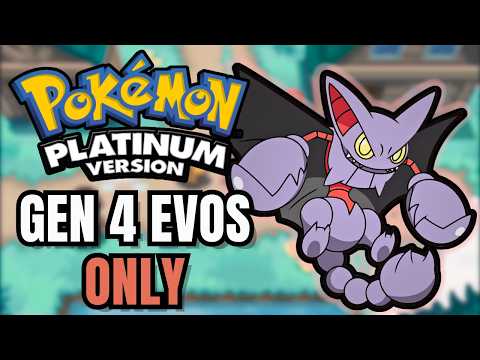 Can I Beat Pokémon Platinum with ONLY Gen 4 Evolutions?