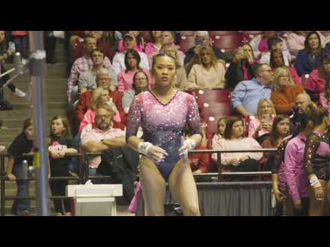 Suni Lee dominates, scores two perfect 10’s at Alabama | FULL ROUTINE (Bars, Vault, Floor, Beam)