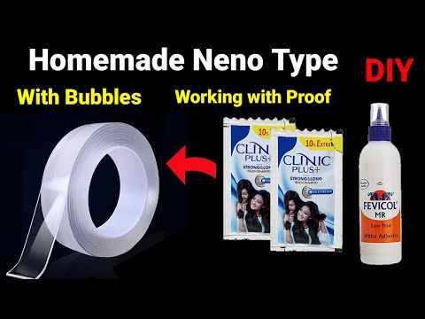 Making Nano Tape With Shampoo 😱😱 Homemade Nano Tape| How to make nano tape at home #viral #trending