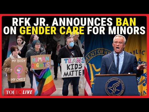 LIVE | RFK Jr. STUNNING Announcement Against Gender-Affirming Care For Transgender Youth
