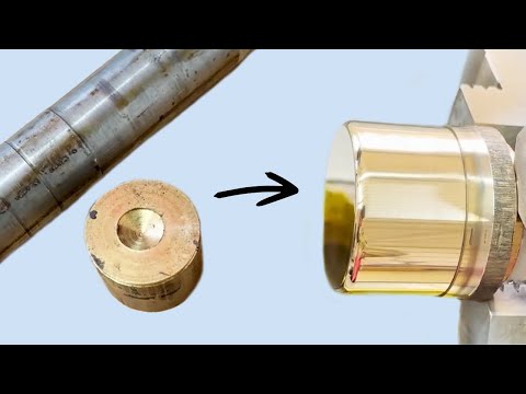 I Turn Stainless Steel and Bronze into a Folding Cup