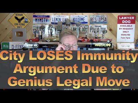 City Loses Immunity Defense Due to Genius Legal Move