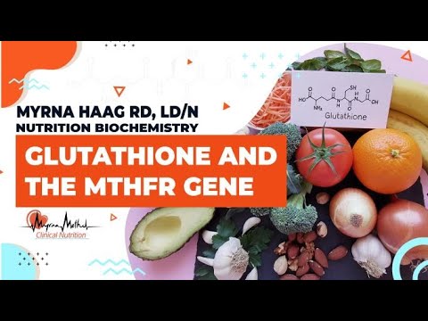 The Biochemical pathway of MTHFR gene and Glutathione. Dietitian properly adjusts vitamins