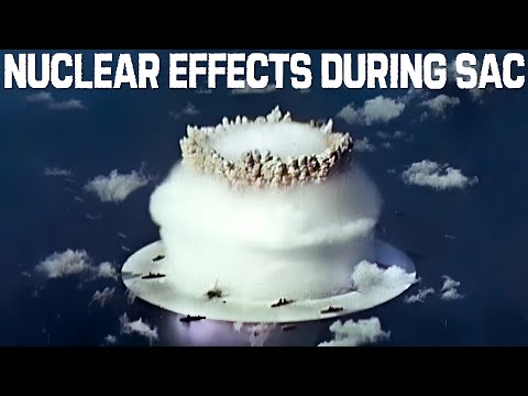 Nuclear Effects During Strategic Filming Armageddon. SAC Delivery Missions | Upscaled Footage