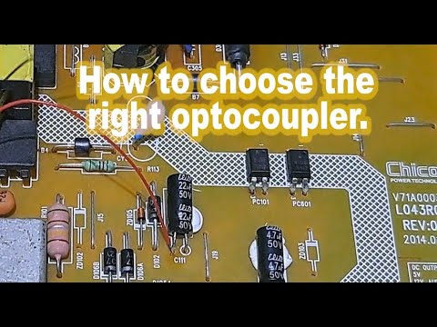 How to identify the right optocoupler. " Power supply Modification"