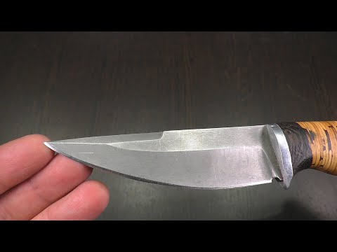Точим очень твёрдый нож Х12МФ