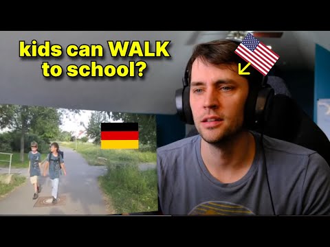 American reacts to a typical day at a German School