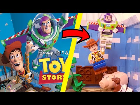 I Made Famous Animated Movie Posters in Lego