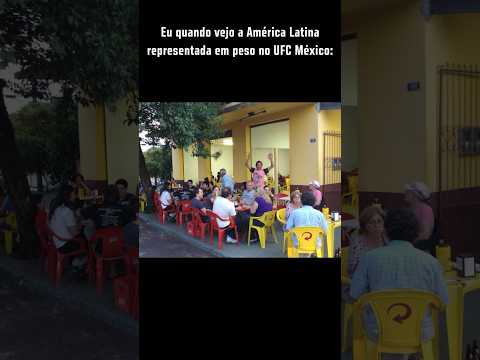 A América Latina estará em PESO no #UFCMéxico! 🇲🇽