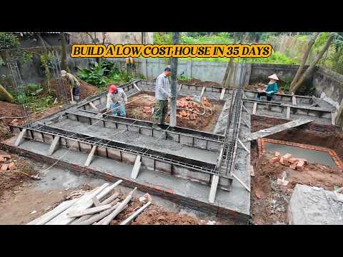 35 Days to Build the World's Cheapest Amazing House -  Build A House