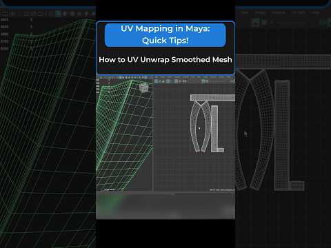 UV Map Before or After Subdivision? #3dmodeling #autodeskmaya #3dart