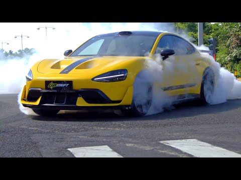 Xiaomi SU7 Ultra (1548 Hp) Drifts Through City Streets – Epic Cinematic Footage