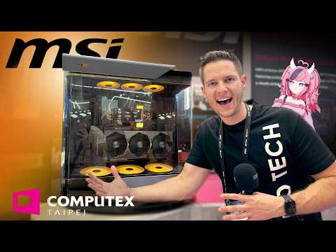 Coolest new tech at Computex 2025 - Msi booth tour edition