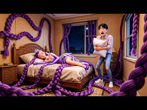 Rumi's Enchanted Long Hair Disturbs Jinu's Sleep🪮😴| KPOP Demon Hunters