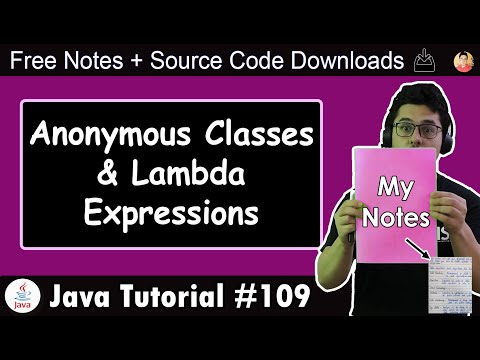 Java Anonymous Classes & Lambda Expressions