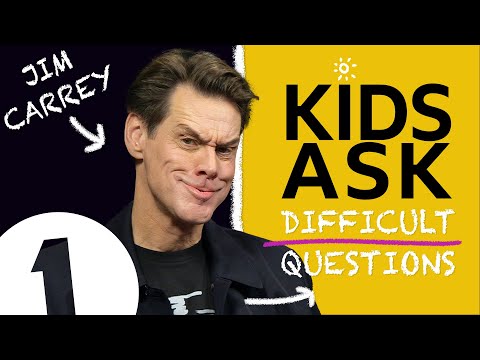 "Brad Pitt, can I say b******?!": Kids Ask Jim Carrey Difficult Questions