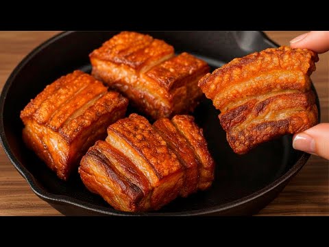 How to Make Crispy Pork Belly like in Expensive Restaurant!