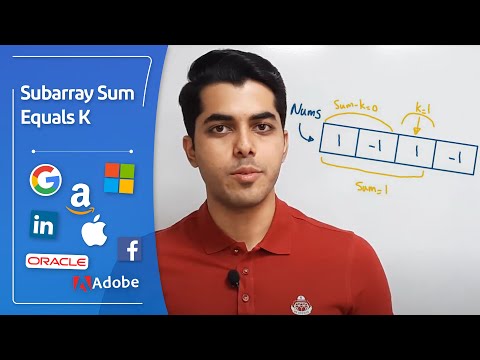 Subarray Sum Equals K (LeetCode 560 - Medium)