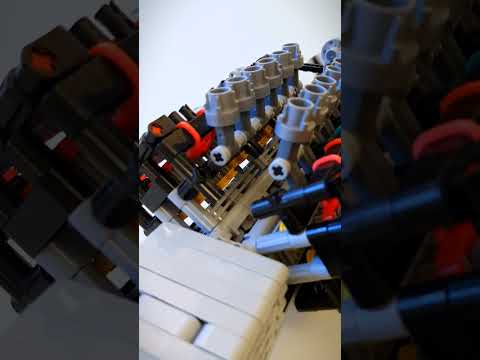 Realistic V12 engine! #lego #legotechnic