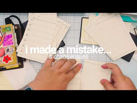 2026 journal setup ✷ debinding disaster? nolty 1111 to pocket rings