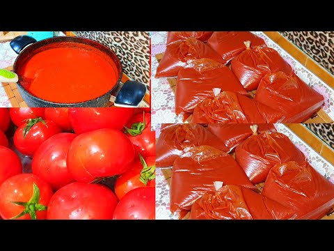 مكونين فقط لتخزين صلصله الطماطم لمده سنه كامله بطعم مميزه جداا وكأنها فريش