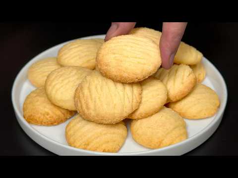 Nur 3 Zutaten! Diese Kekse zergehen auf der Zunge! Gott, wie lecker!