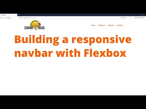 Learn Flexbox basics by building a responsive navbar