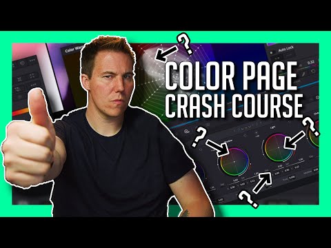 Resolve 18 Color Page - The Ultimate Crash Course for Beginners