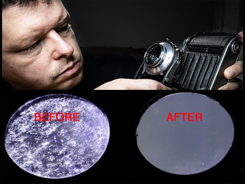 Lens Fungus Removal on a Voigtlander Bessa 1 - vintage camera fungus repair and lens disassembly