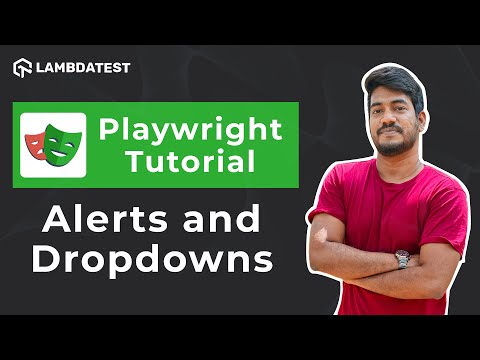 How To Handle Alerts And Dropdowns | Playwright With TypeScript Tutorial 🎭| Part 5