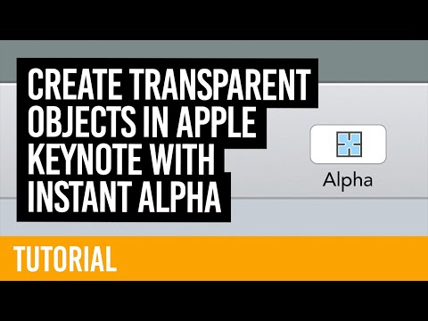 Create transparent objects completely in Apple Keynote with Instant Alpha [TUTORIAL]