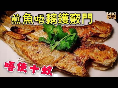 〈職人吹水〉$10/香煎青筋魚/香口/生鐵鑊如何做到煎魚唔黐鑊/當中技巧/4K復刻製作頻道會員優先 @singsingkitchen/ ）